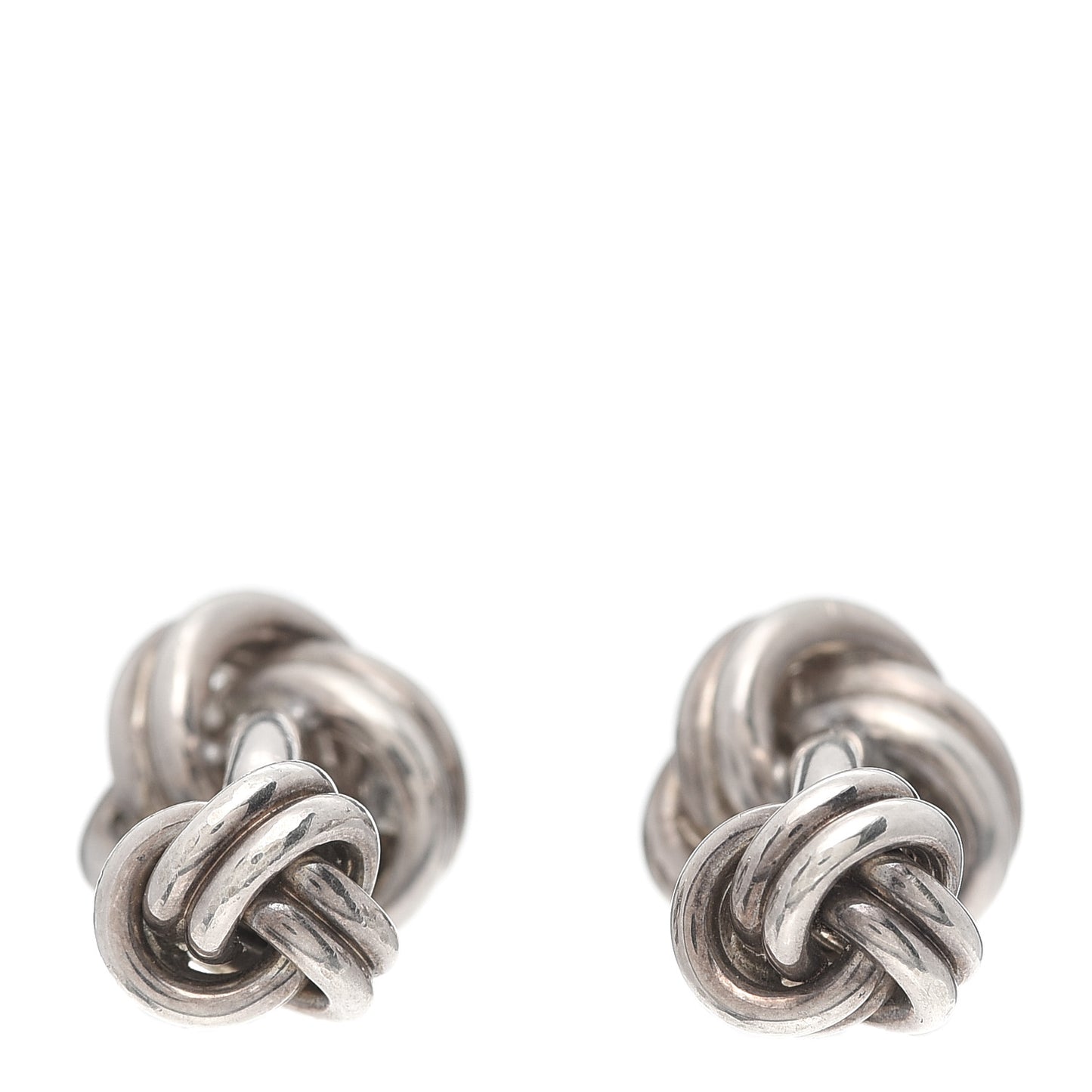 Sterling Silver Double Knot Cufflinks