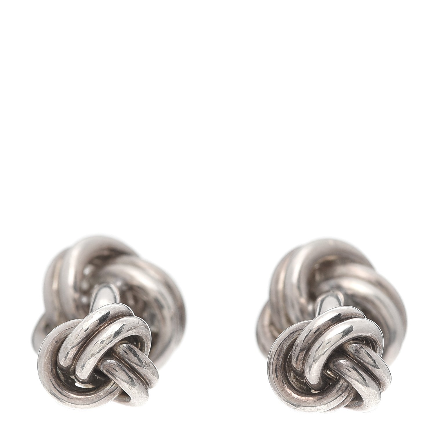 Tiffany Sterling Silver Double Knot Cufflinks 4 of 5