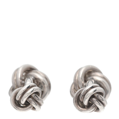 Tiffany Sterling Silver Double Knot Cufflinks 4 of 5