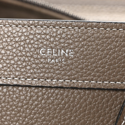 Celine Drummed Calfskin Nano Luggage Souris 6 of 10
