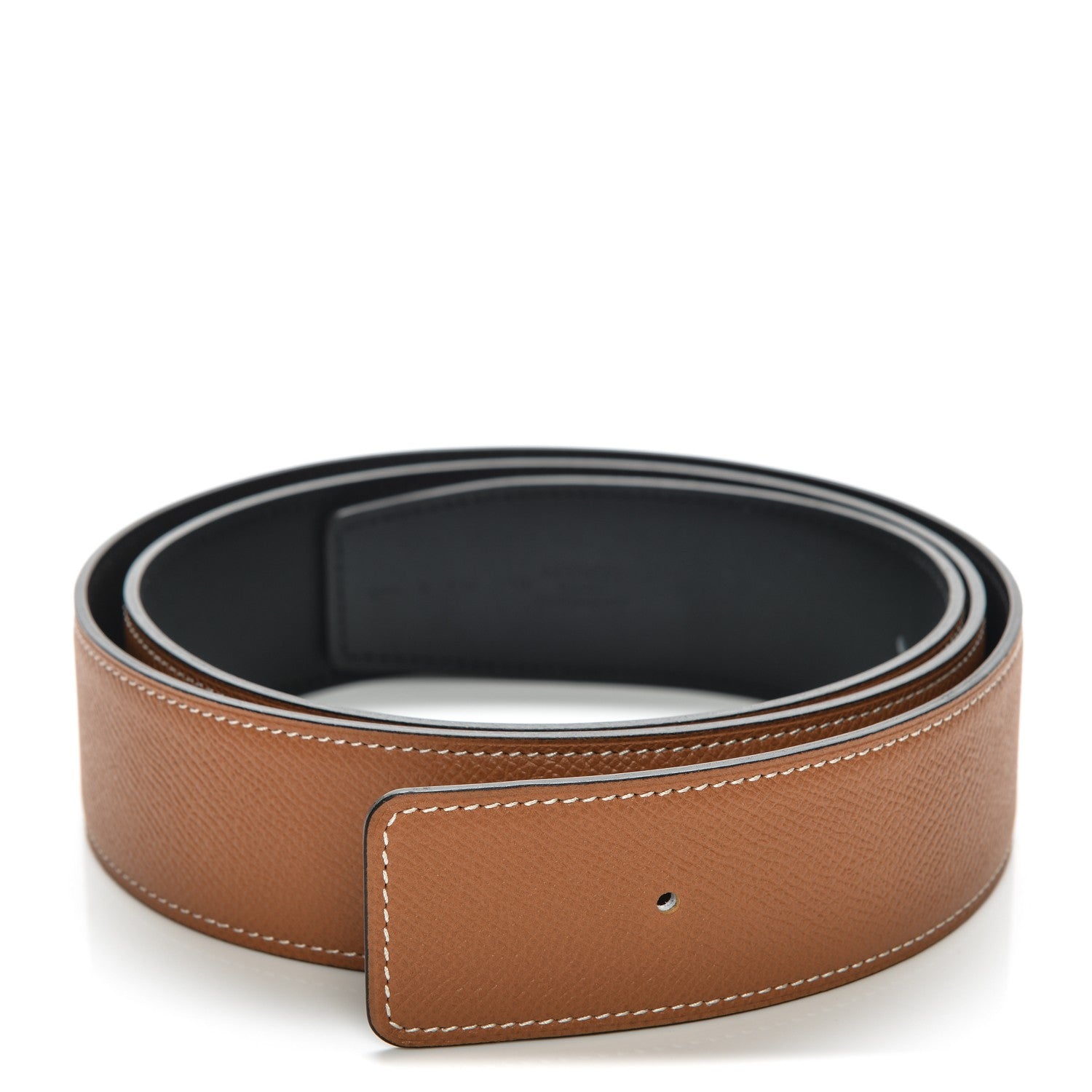 Hermes Epsom Chamonix 42mm Belt Strap 105 Gold Black 1 of 4