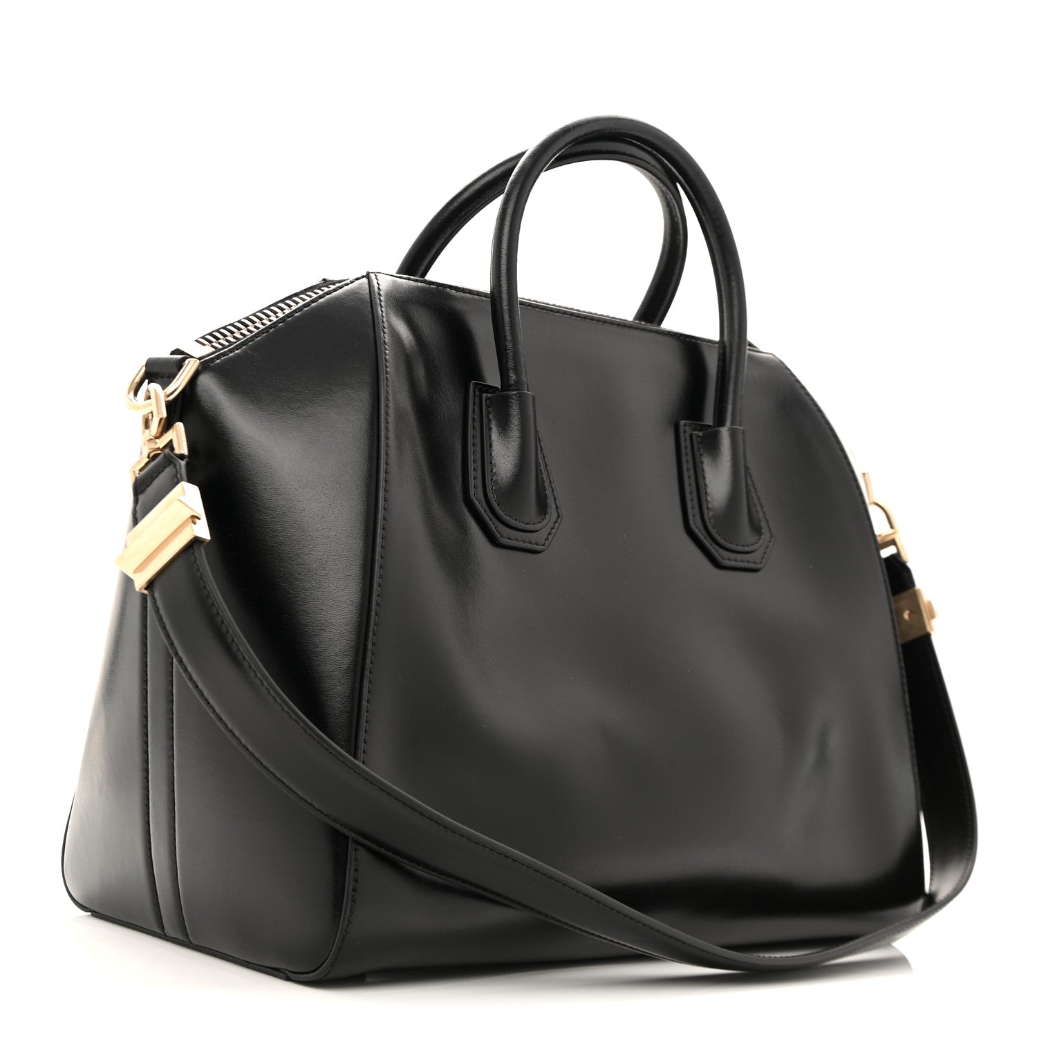 Givenchy Shiny Lord Calfskin Medium Antigona Black 3 of 14