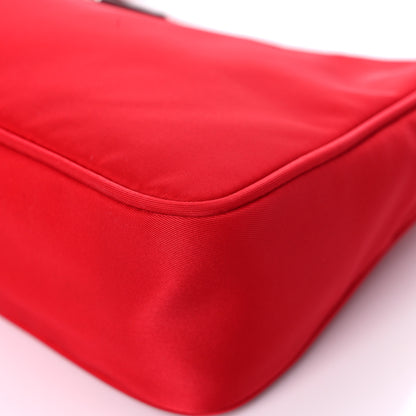 Prada Tessuto Nylon Mini Re-Edition 2000 Bag Rosso 9 of 12
