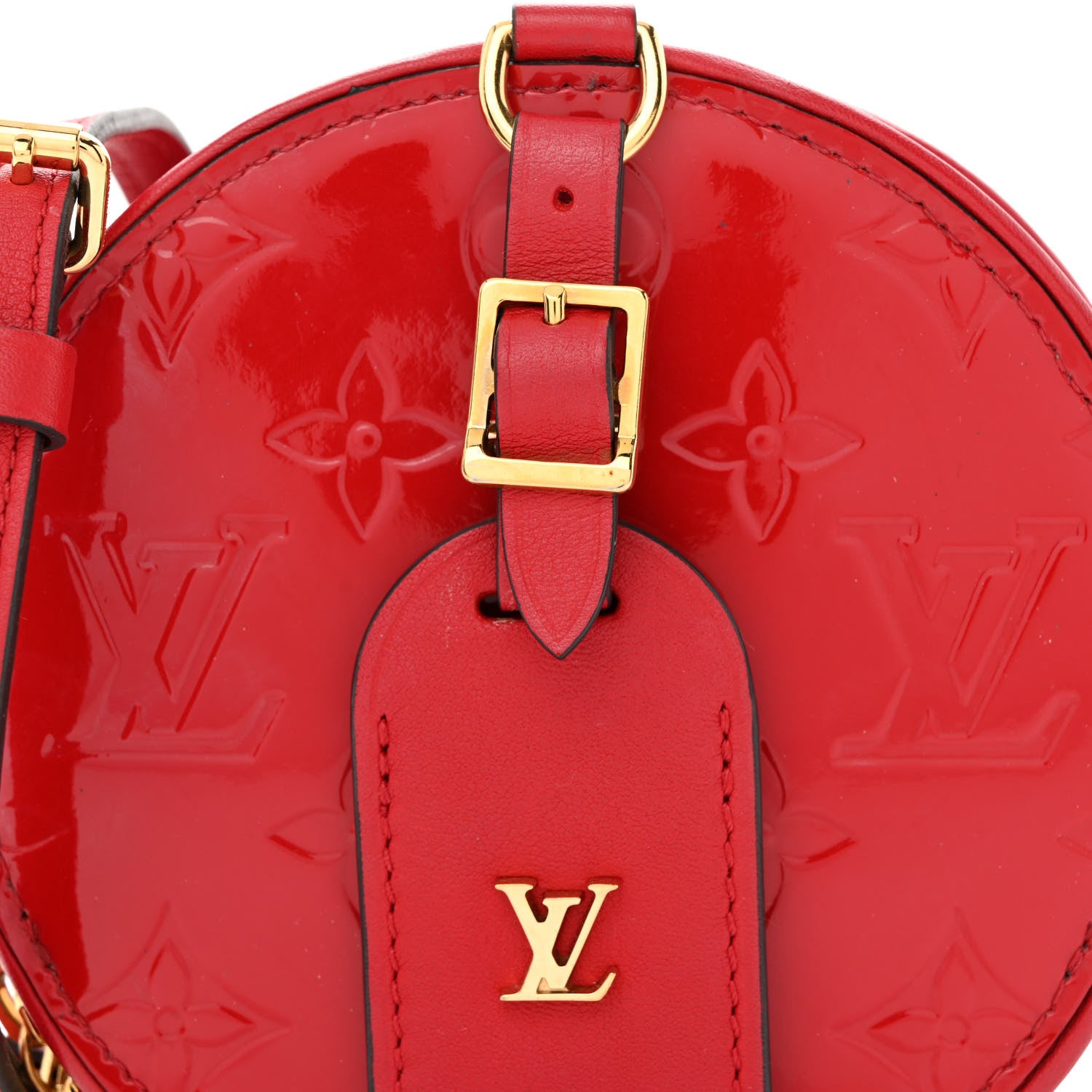 Louis Vuitton Vernis Mini Boite Chapeau Souple Red 7 of 11