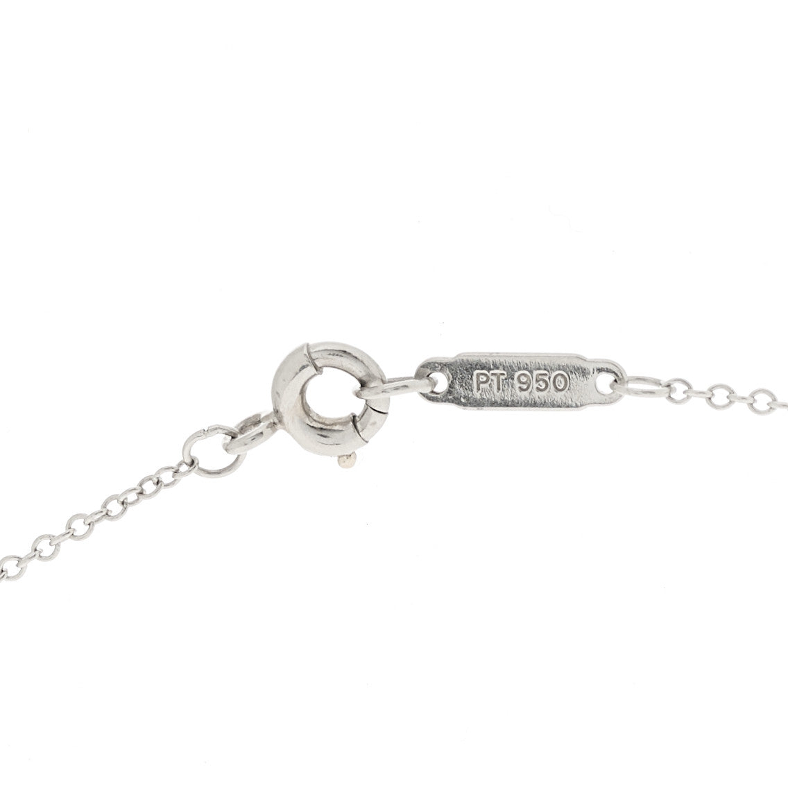 Tiffany Platinum Diamond Yellow Sapphire Star Drop Necklace 5 of 5