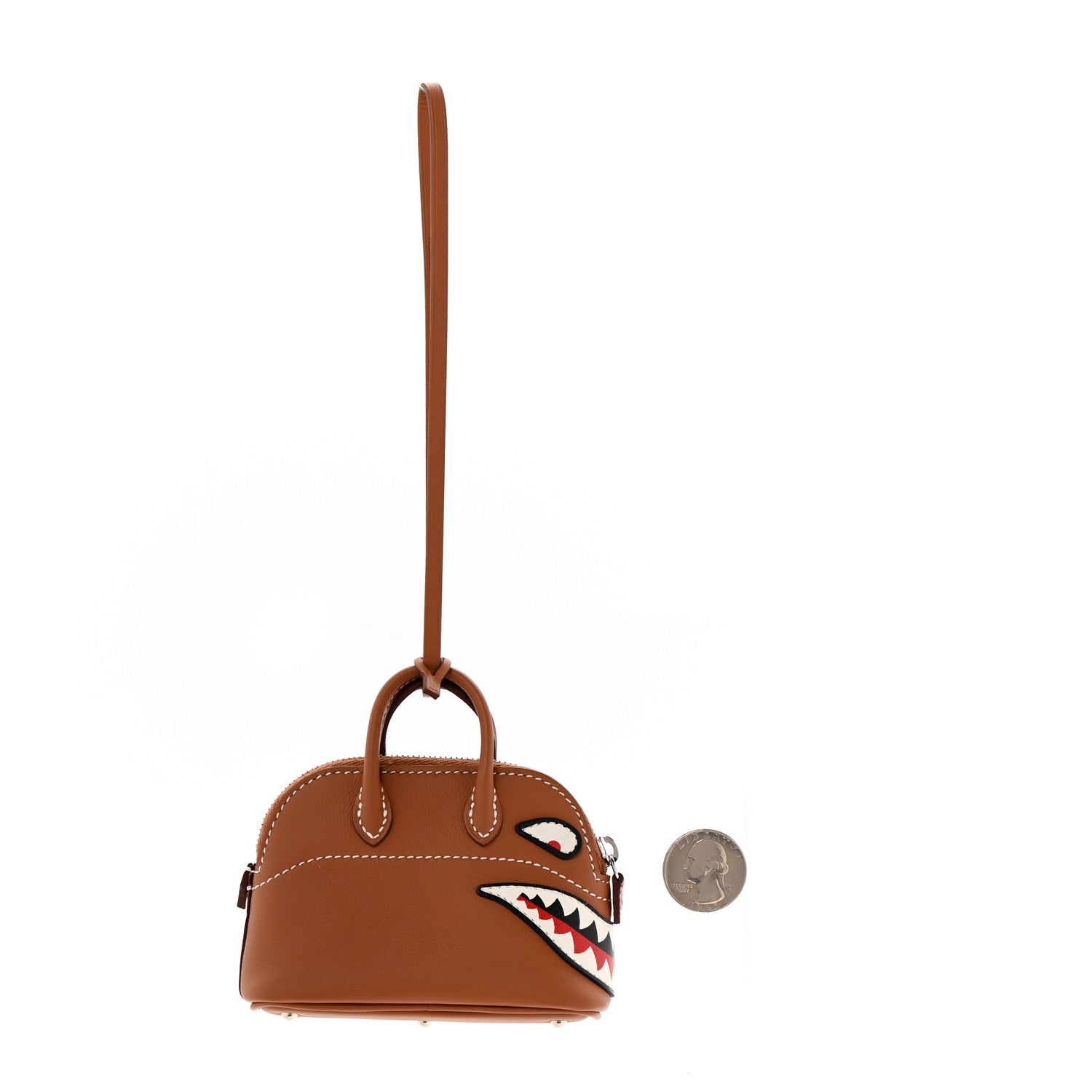 Hermes Swift Shark Bolide Bag Charm Gold 2 of 6