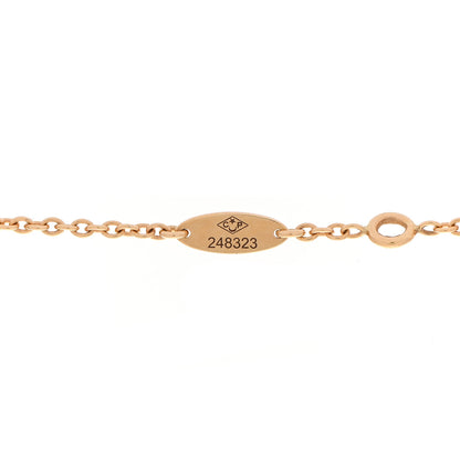 Christian Dior 18K Yellow Gold Diamond XS Rose Des Vents Necklace 6 of 7