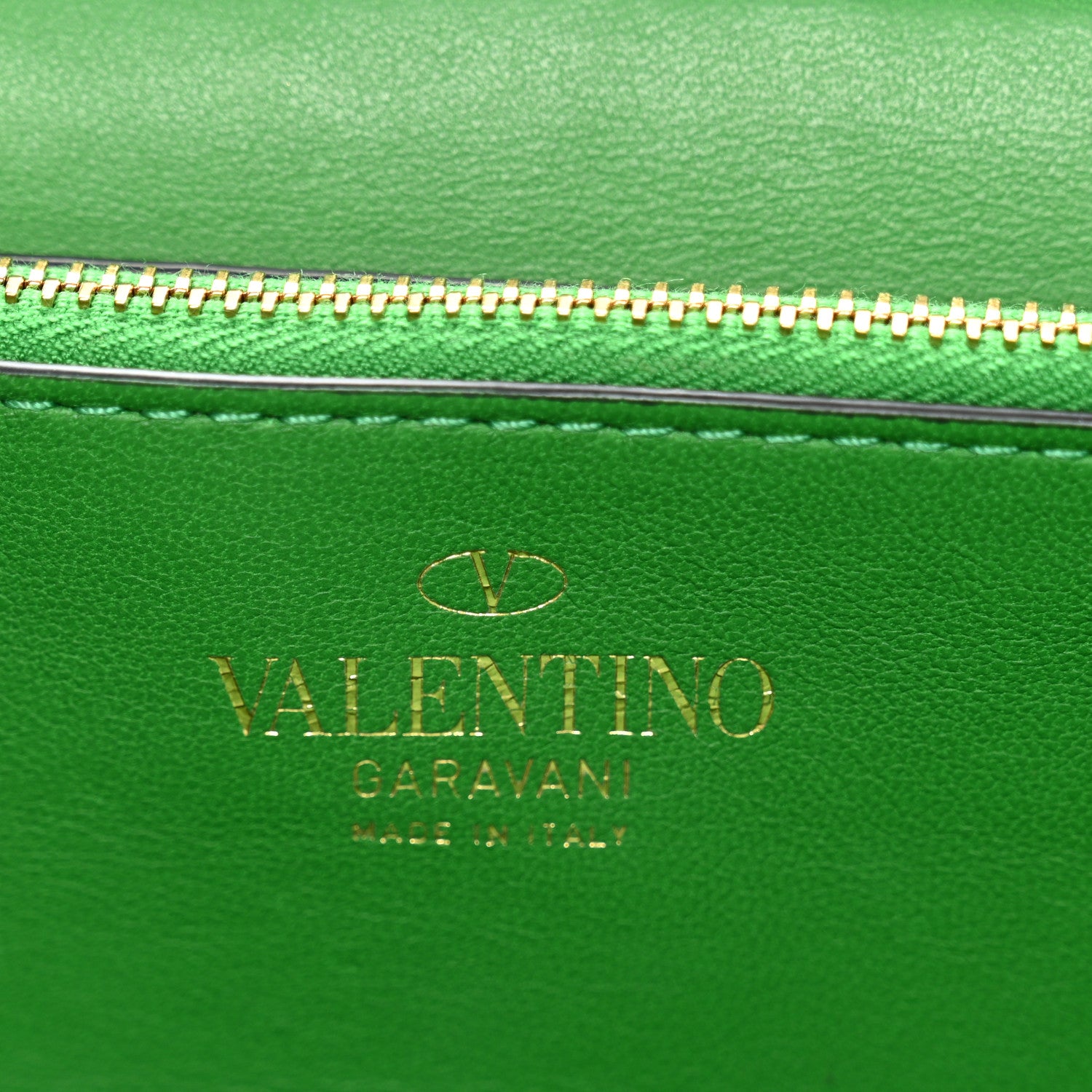 Valentino Garavani Nappa Stud Sign Shoulder Bag Ultra Green 6 of 10