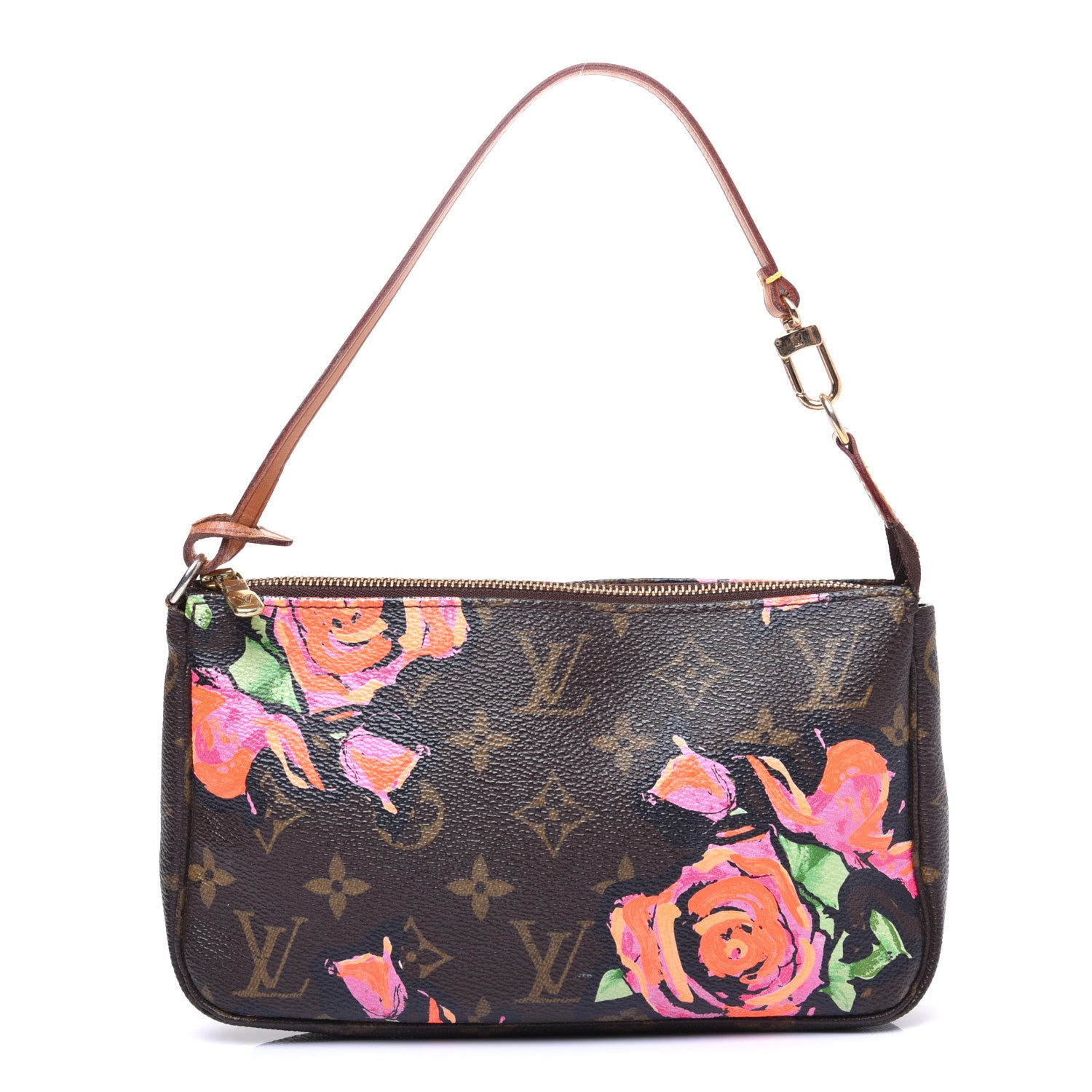 Louis Vuitton Monogram Roses Pochette Accessories 1 of 12