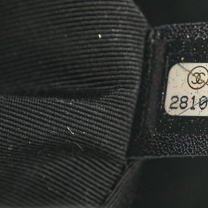 Chanel Calfskin Stitched Small Egyptian Amulet Drawstring Bag Black 7 of 12