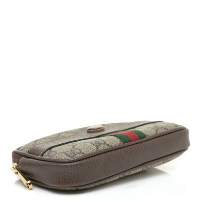 Gucci GG Supreme Monogram Ophidia Belted iPhone Case 85 34 Dark Brown 5 of 14