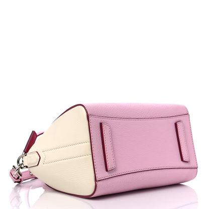 Givenchy Sugar Goatskin Mini Tri-Color Antigona Bright Pink White Fuchsia 4 of 10