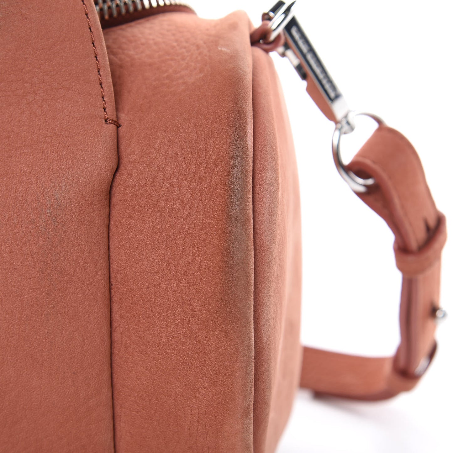 Nubuck Mini Rockie Silver Hardware Terra Cotta