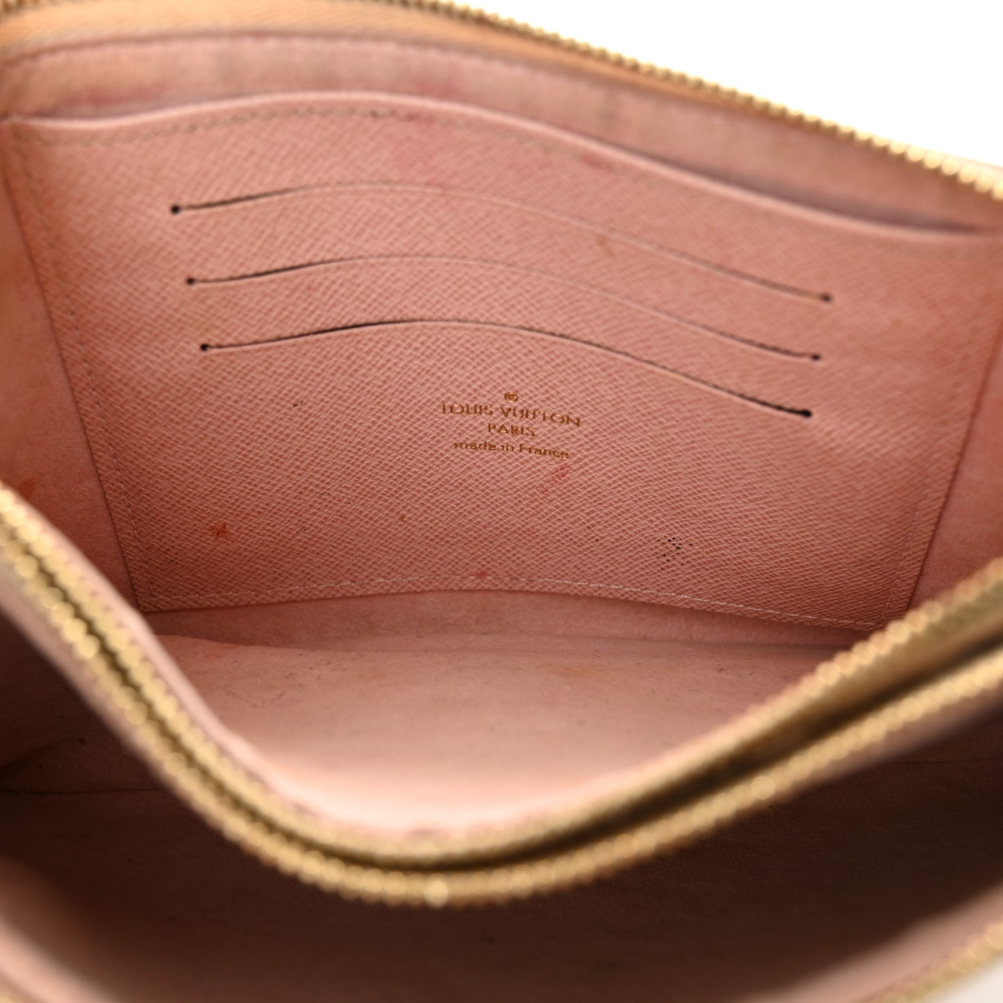 Damier Azur Double Zip Pochette