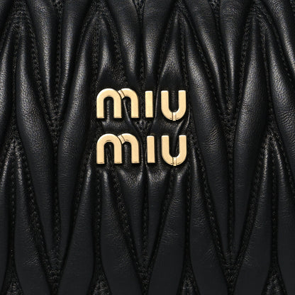 Miu Miu Nappa Matelasse Wander Large Hobo Black 7 of 9