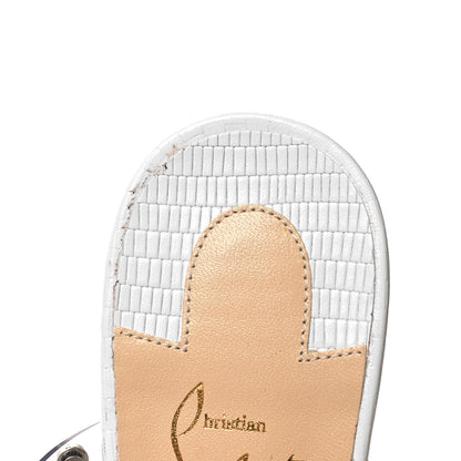Christian Louboutin CHRISTIAN LOUBOUTIN Kid PVC Zarli Levita 55 Pumps 37 White 9 of 10