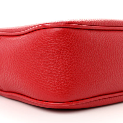 Gucci Pebbled Calfskin Small Soho Disco Bag Tabasco Red 9 of 13