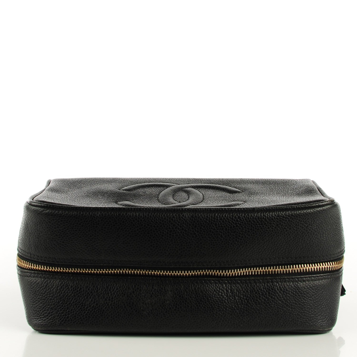 Chanel Caviar CC Large Cosmetic Case Black 11 of 13