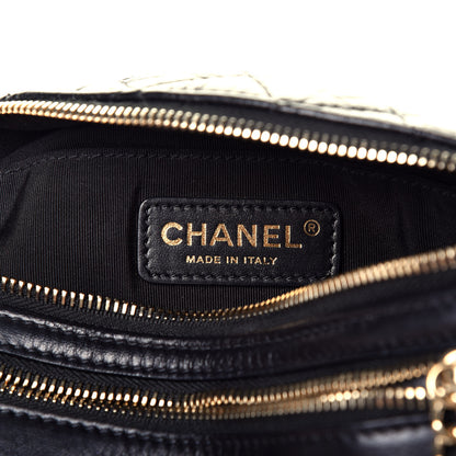 Chanel Aged Calfskin Quilted Waist Bag With Coin Purse Black 6 of 9
