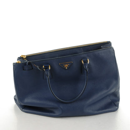 Prada Saffiano Lux Extra Large Galleria Double Zip Tote Bluette 13 of 13