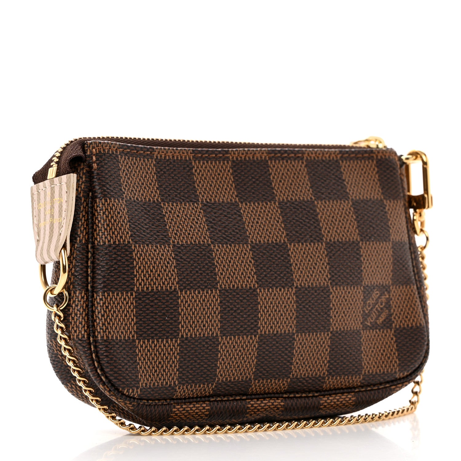 Louis Vuitton Damier Ebene Trunks and Locks Mini Pochette Accessories 3 of 8