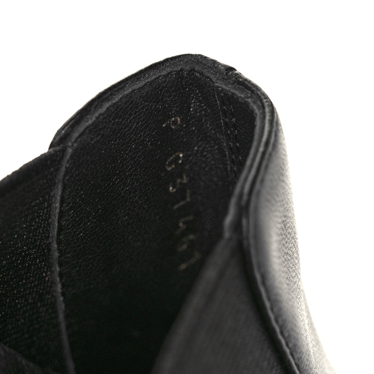 Chanel Lambskin Patent Cap Toe Short Ankle Boots 37.5 Black 7 of 8