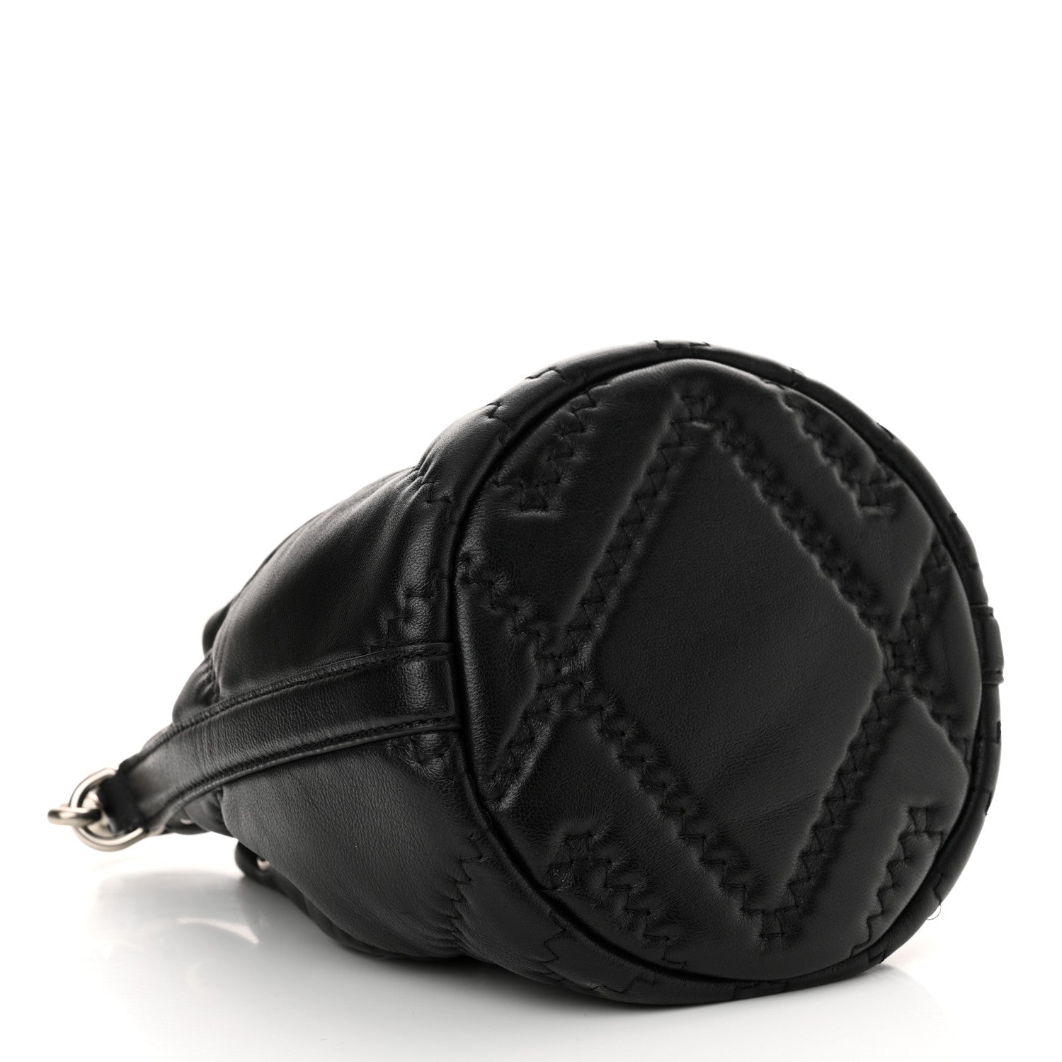 Marc Jacobs Calfskin Quilted The Bucket Bag Black 4 of 11