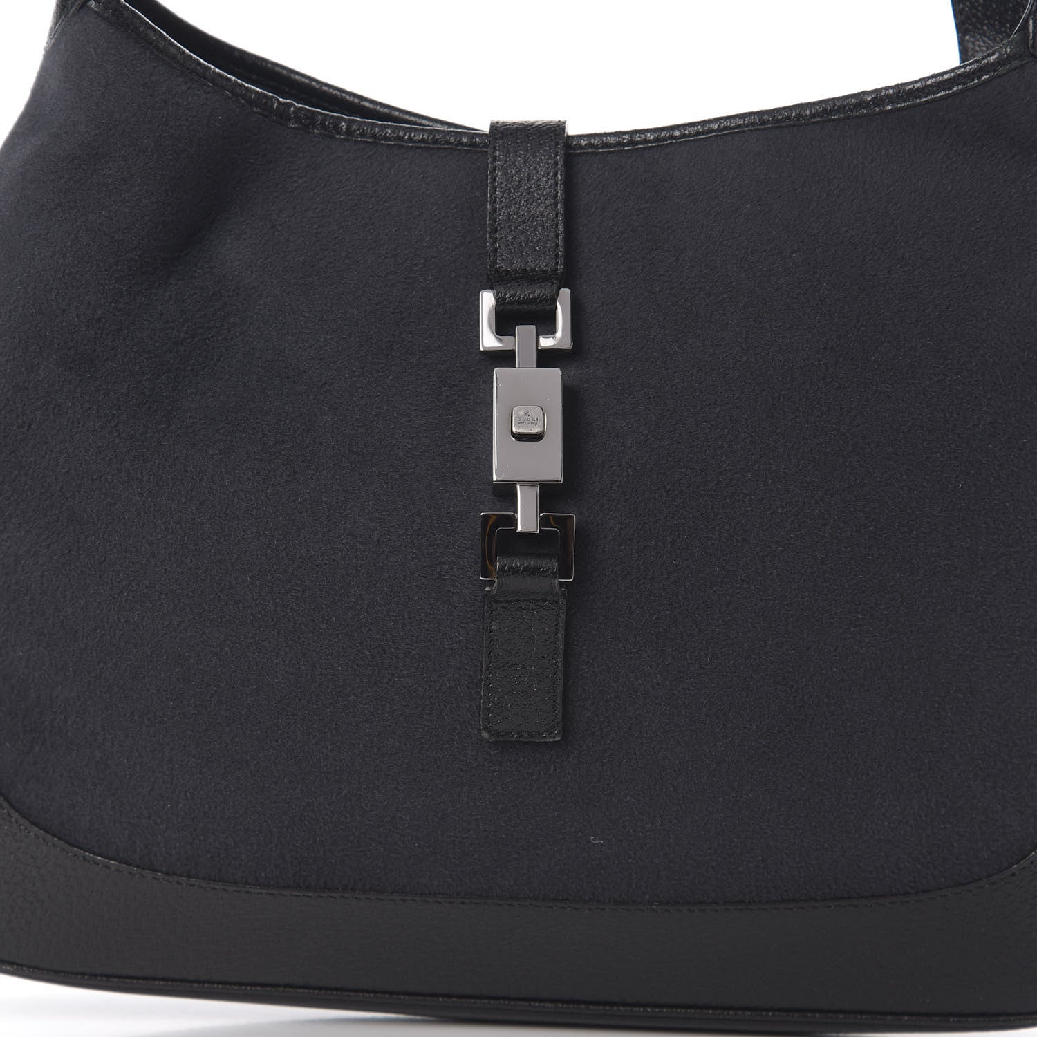 Gucci Felt Jackie O Hobo Black 9 of 9