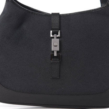 Gucci Felt Jackie O Hobo Black 9 of 9