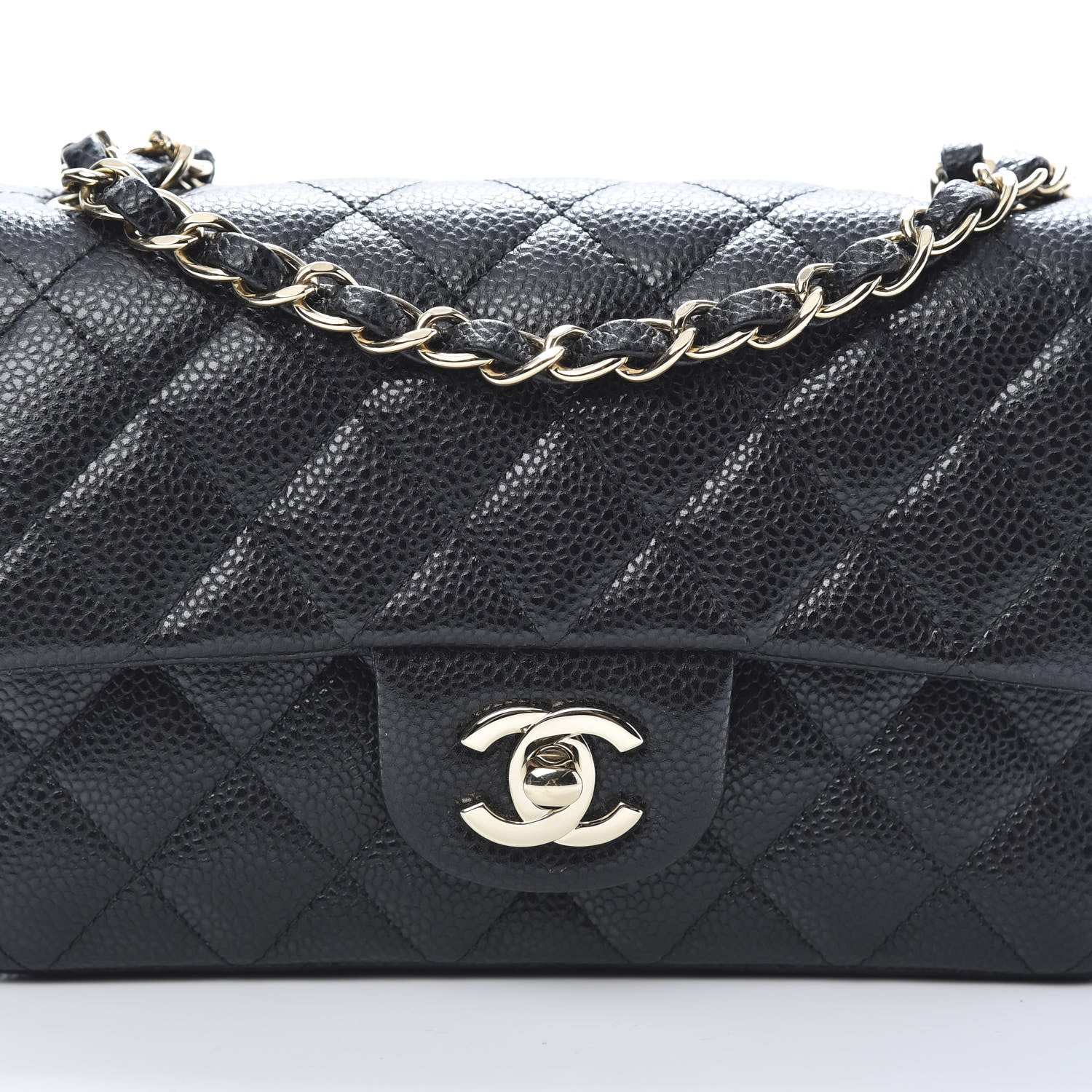 Chanel Caviar Quilted Mini Rectangular Flap Black 10 of 10