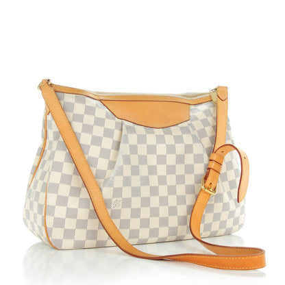 Louis Vuitton Damier Azur Siracusa MM 3 of 7
