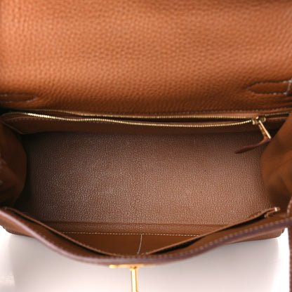 Hermes Togo Kelly Retourne 28 Gold 5 of 11