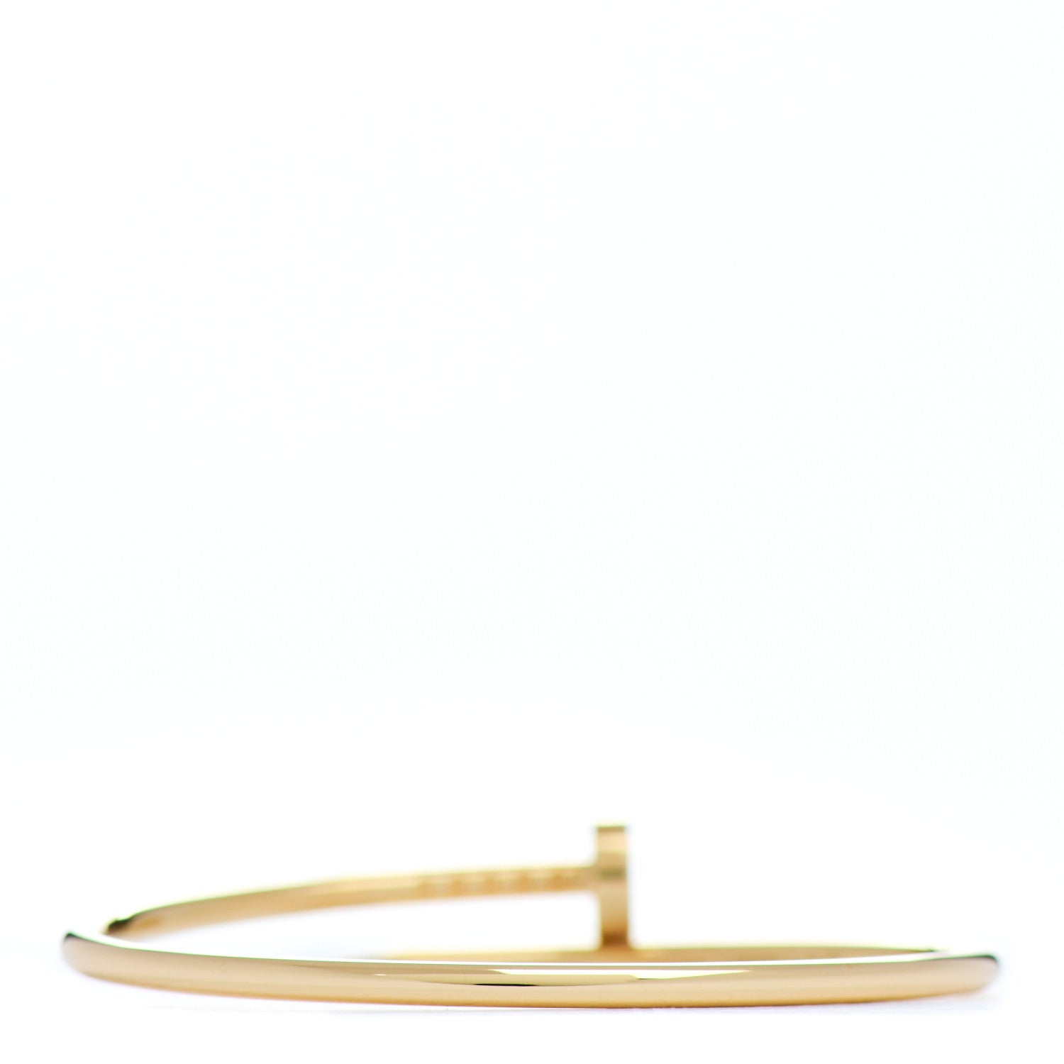 Cartier 18K Yellow Gold Small Juste Un Clou Bracelet 14 3 of 5