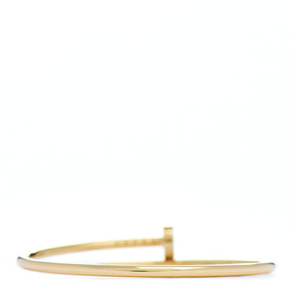 Cartier 18K Yellow Gold Small Juste Un Clou Bracelet 14 3 of 5