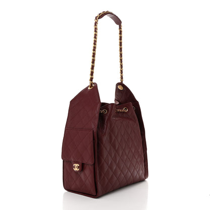 Chanel Caviar Quilted Medium Chanel 25 Handbag Burgundy 4 of 12
