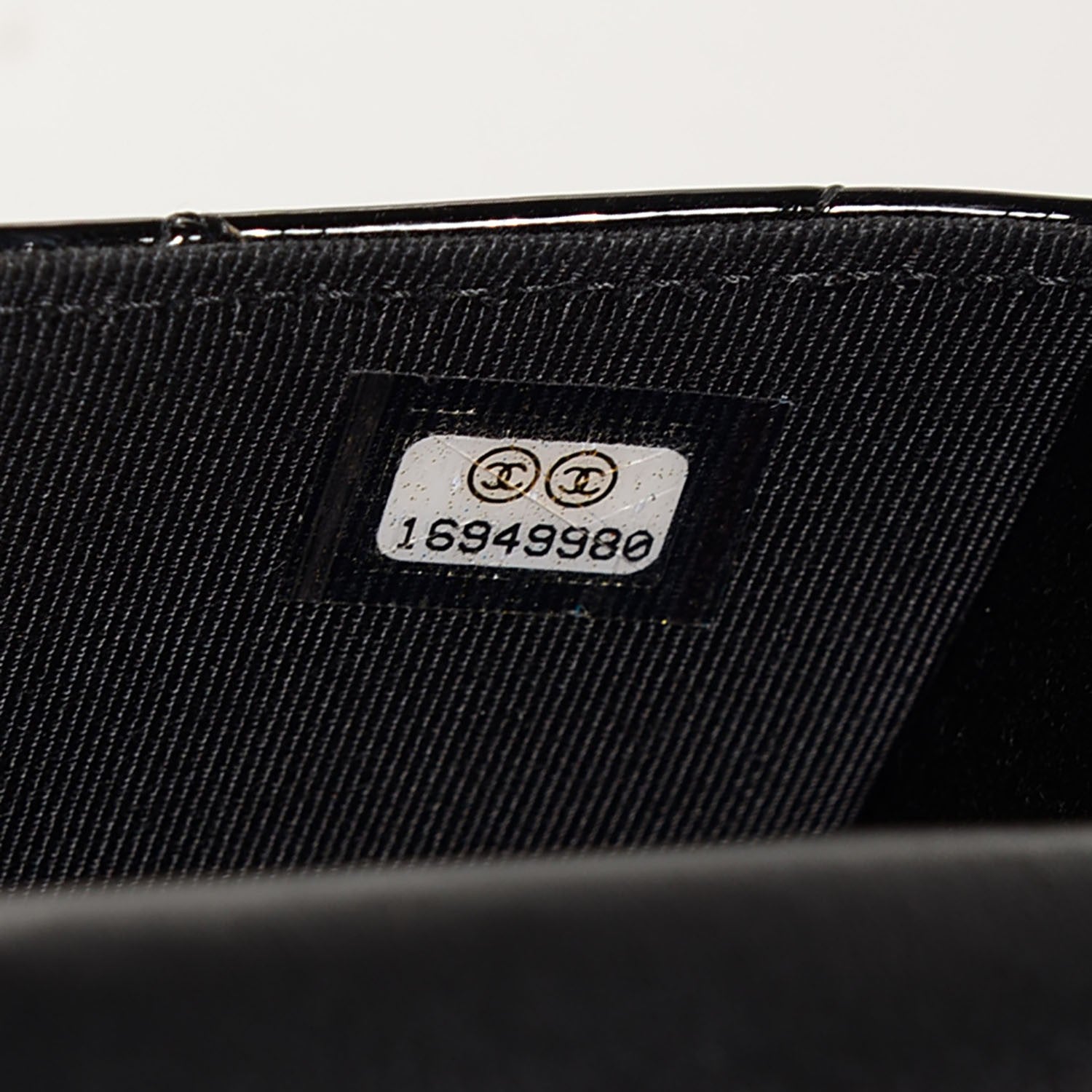 Chanel Patent Quilted Travel Wallet Black 9 of 10