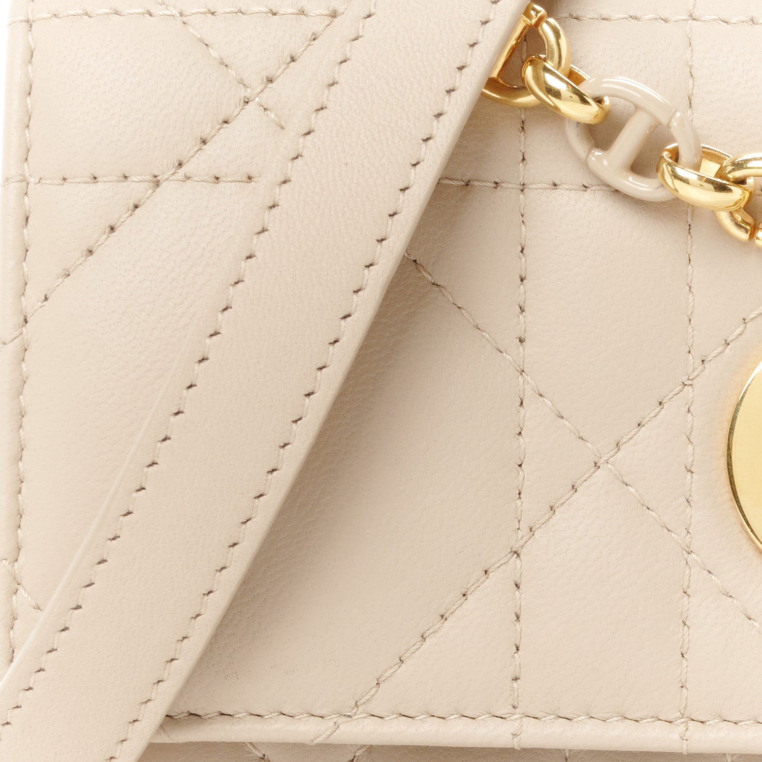 Christian Dior Lambskin Macrocannage Mini Miss Caro Bag Caramel Beige 9 of 11