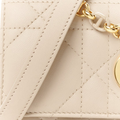 Christian Dior Lambskin Macrocannage Mini Miss Caro Bag Caramel Beige 9 of 11