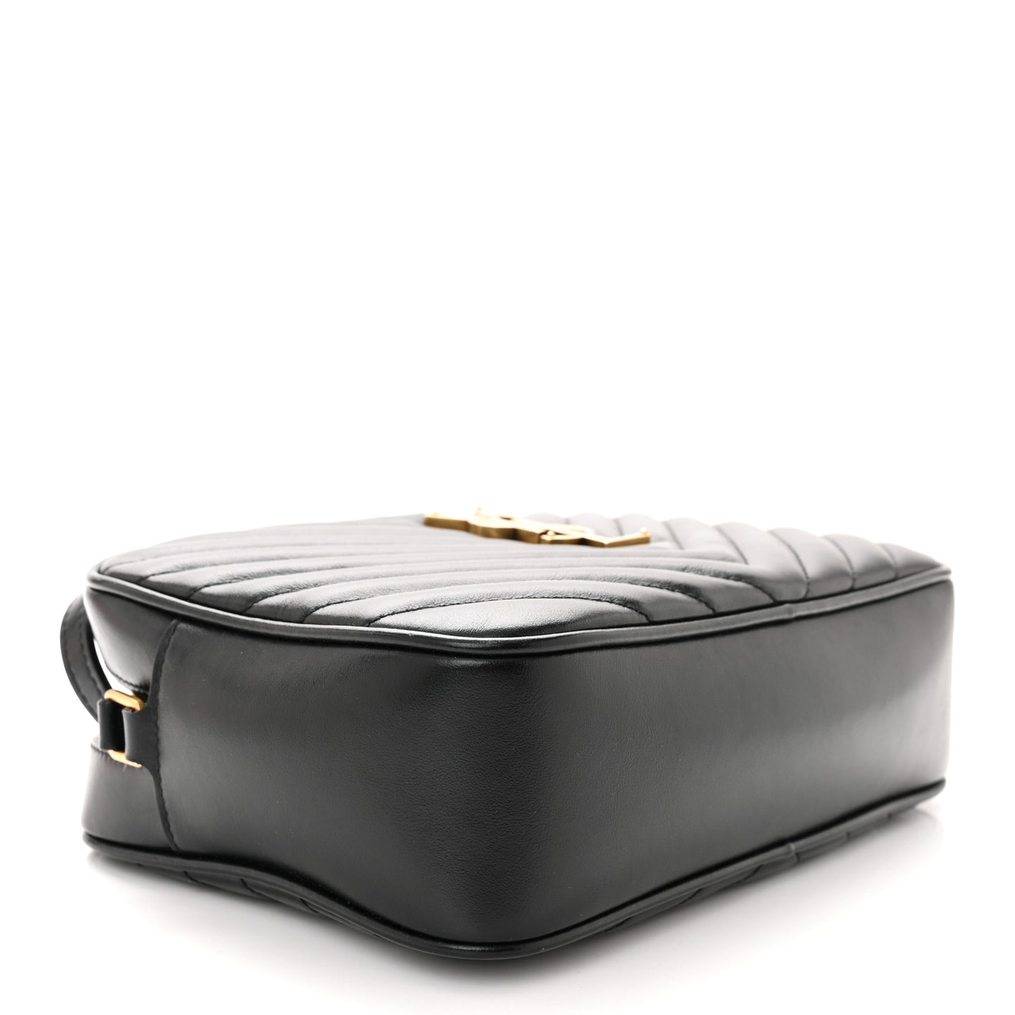 Calfskin Matelasse Monogram Lou Camera Bag Black