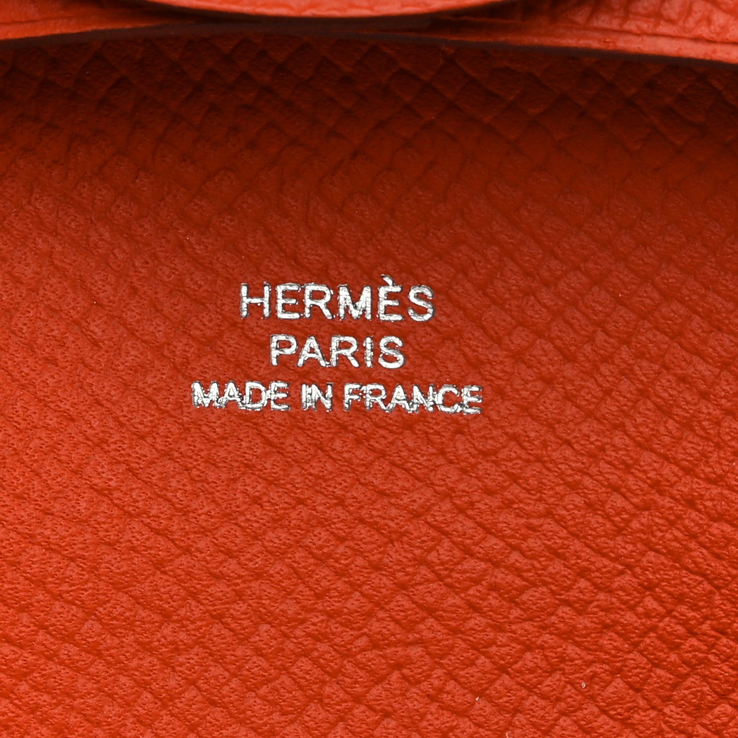 Hermes Epsom Bastia Coin Purse Feu 6 of 8