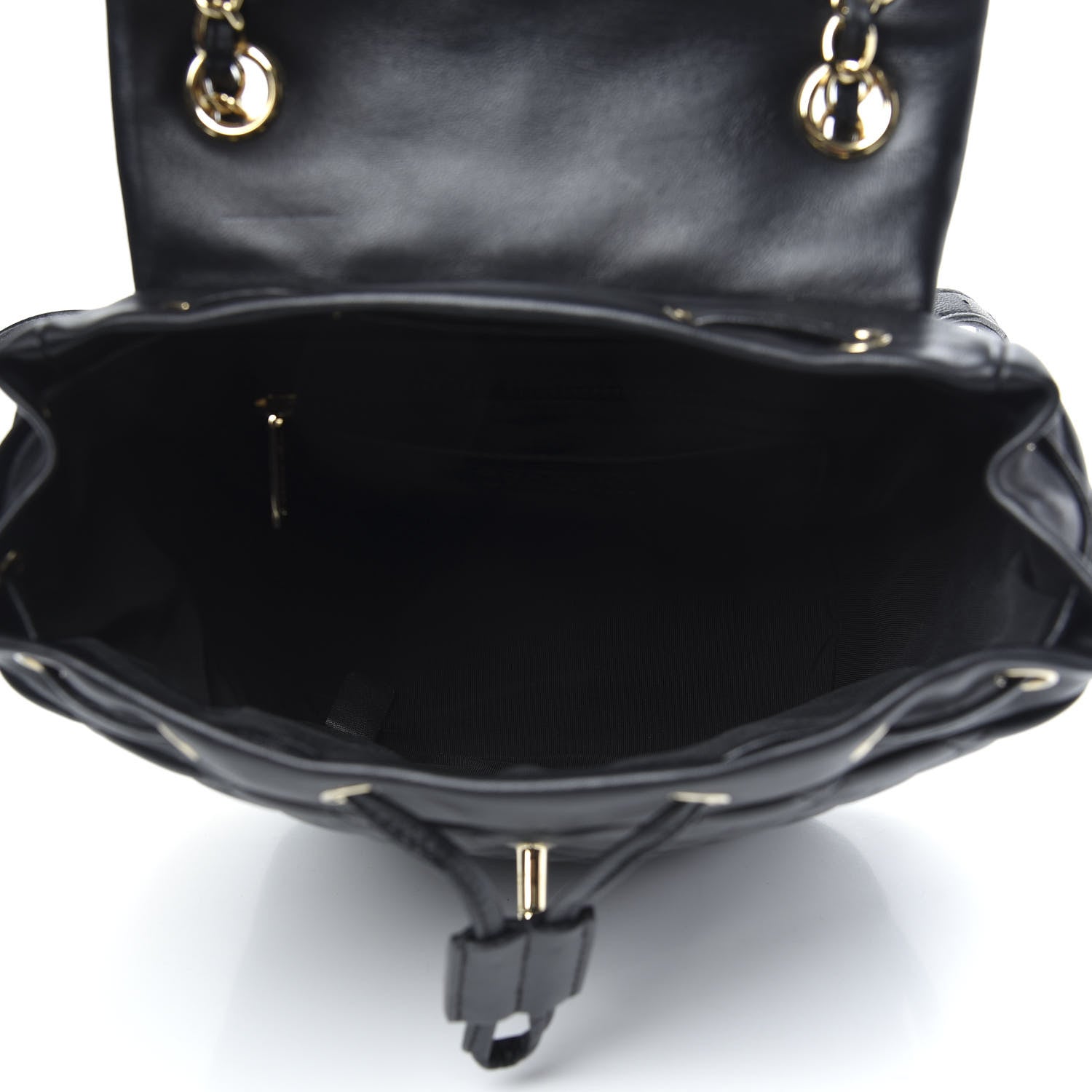 Chanel Calfskin Quilted Small Urban Spirit Backpack Black 4 of 11