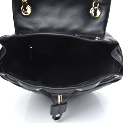 Chanel Calfskin Quilted Small Urban Spirit Backpack Black 4 of 11