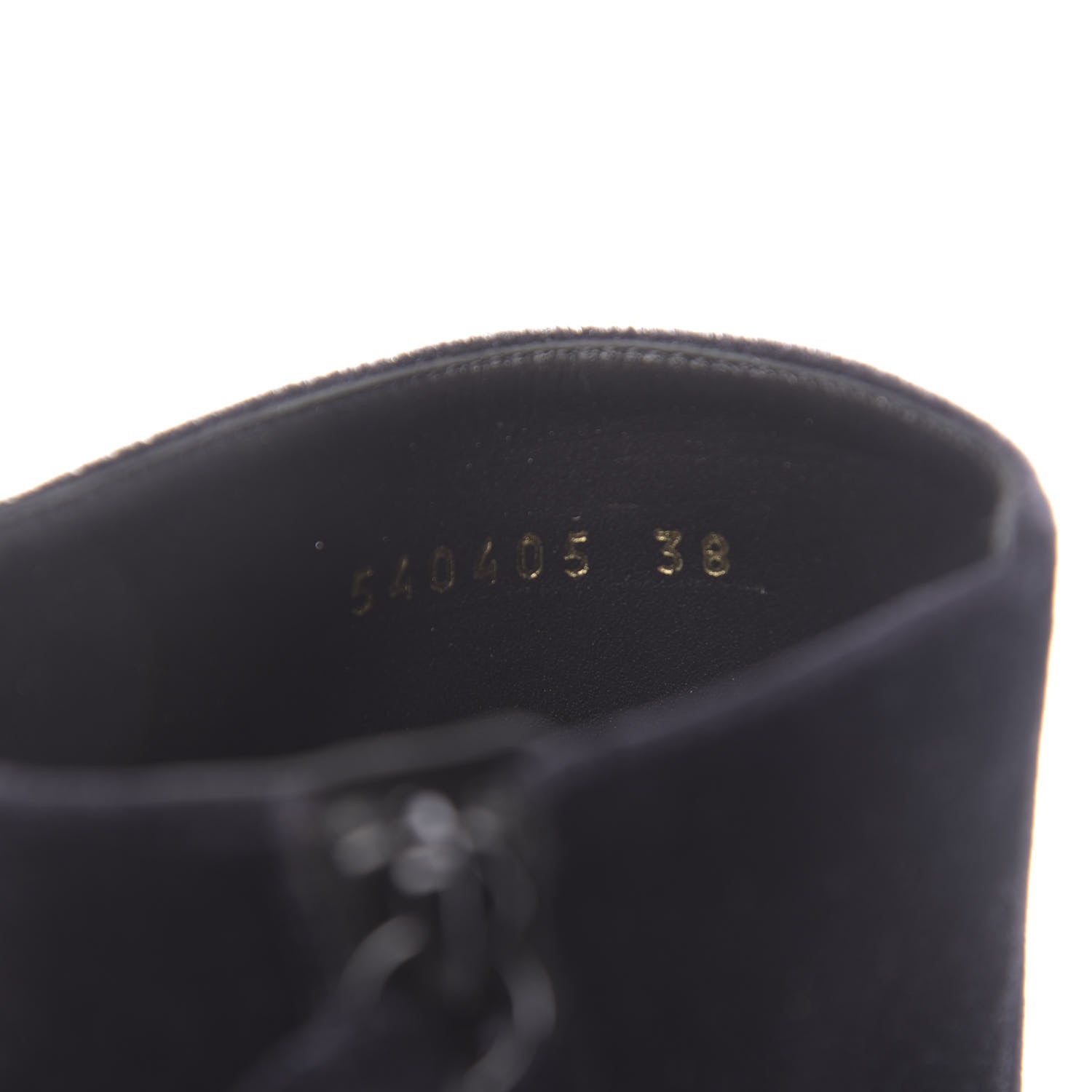 Balenciaga Smooth Velvet Ankle Boots 38 Black 8 of 9