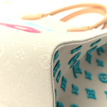 Louis Vuitton Jacquard Monogram Miami Onthego GM 9 of 11