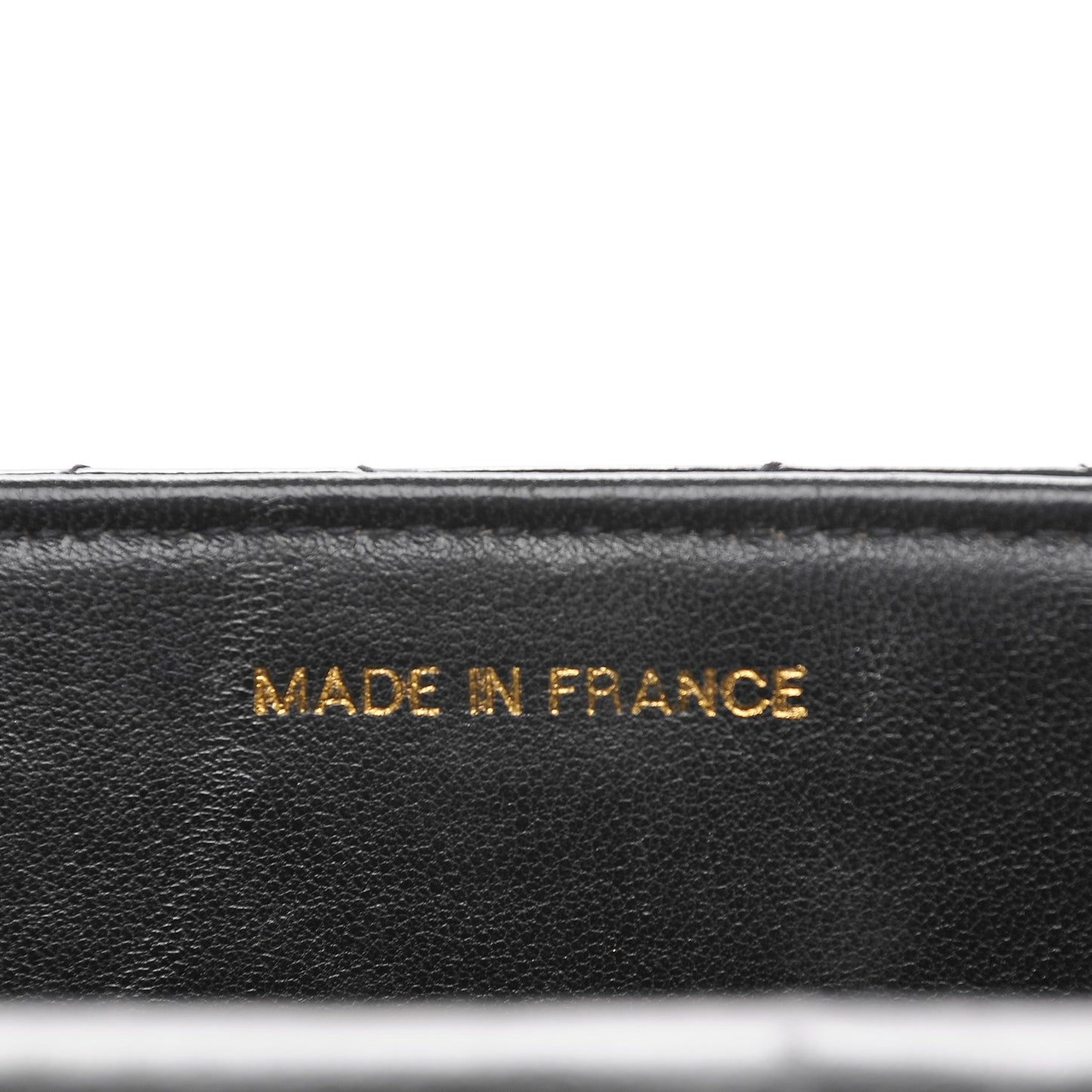 Patent Quilted Jumbo Flap Black
