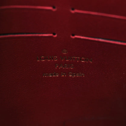Louis Vuitton Damier Ebene Vavin Chain Wallet Bordeaux 6 of 9