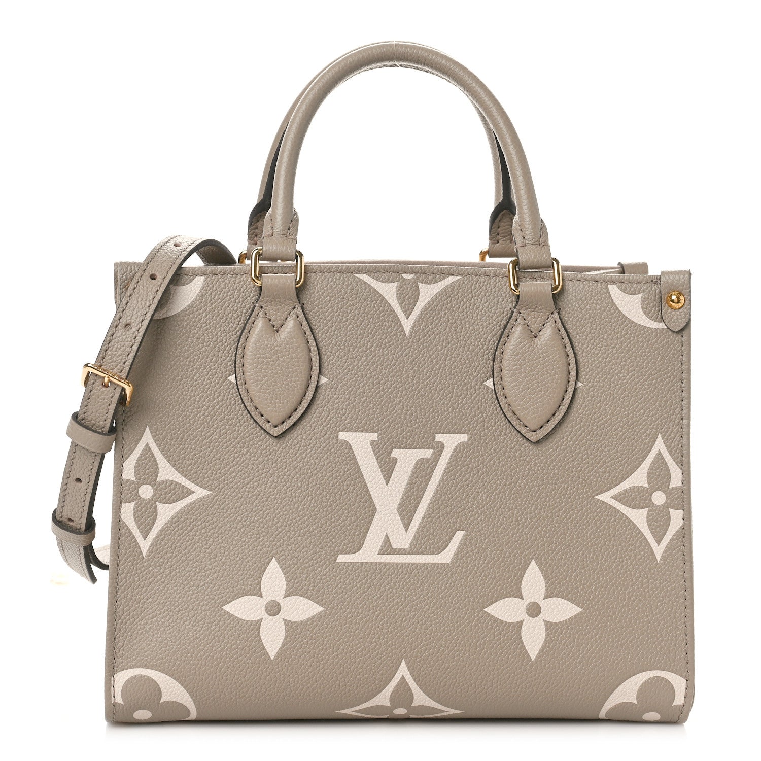 Louis Vuitton Empreinte Monogram Giant Onthego PM Tourterelle Creme 1 of 9