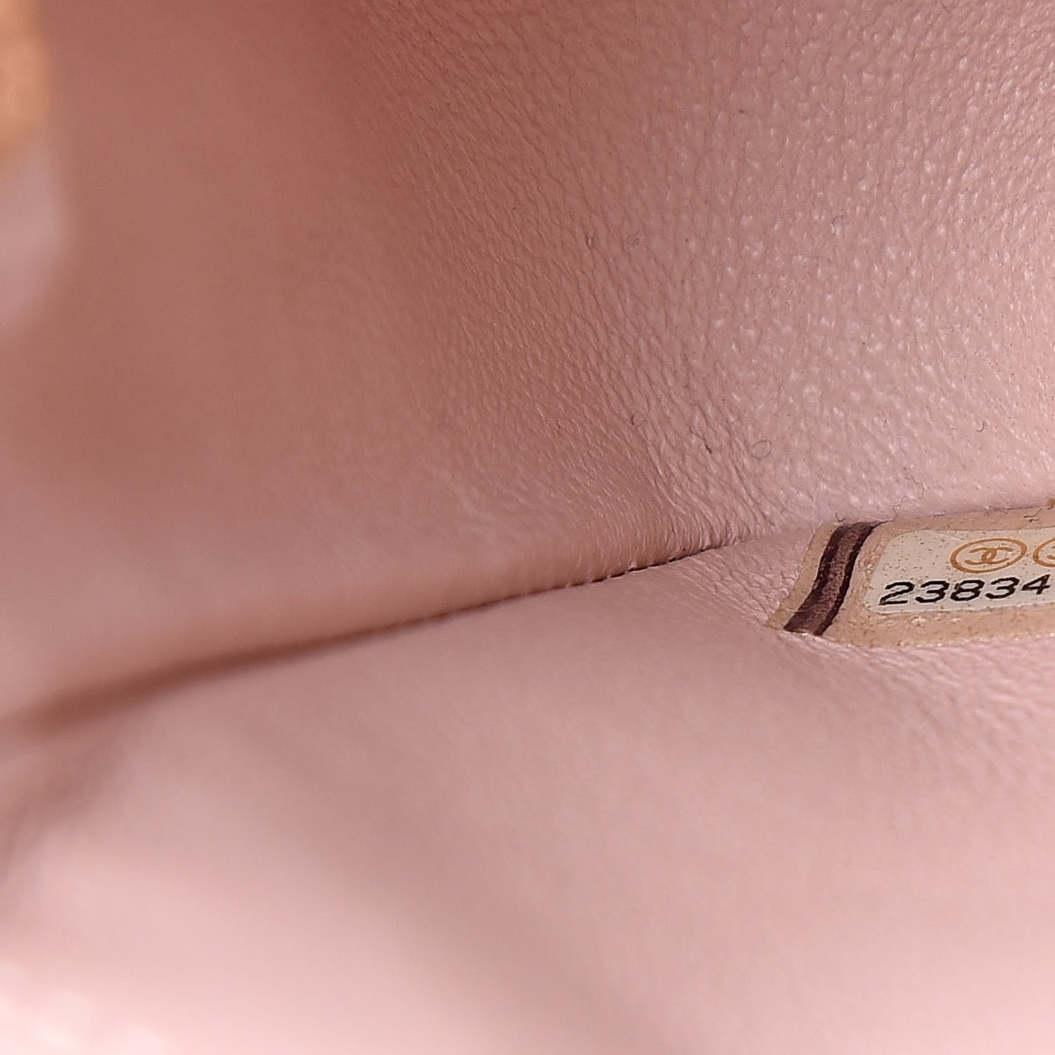 Chanel Calfskin Chevron Quilted Mini Rectangular Flap Light Pink 7 of 12