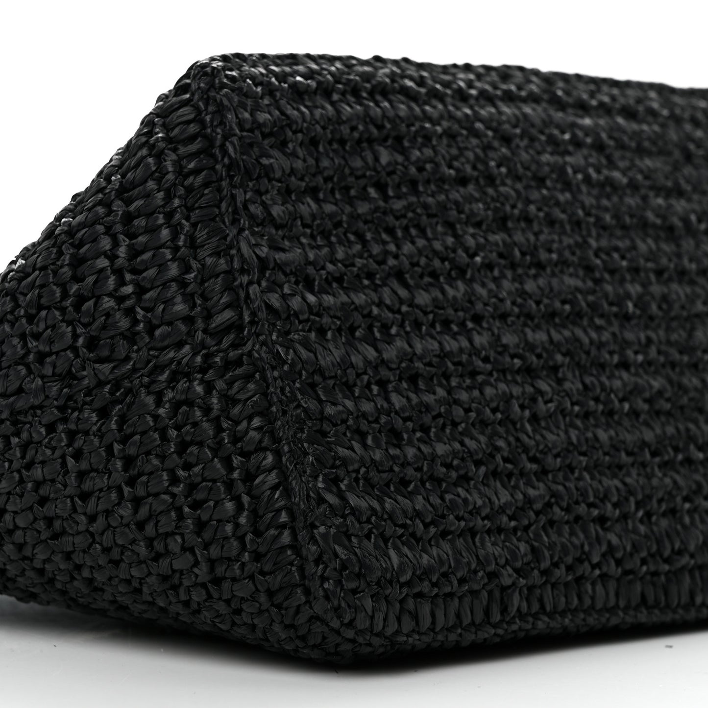 Raffia Le Crossbody Black