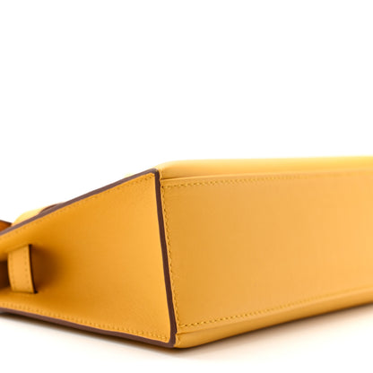 Hermes Swift Kelly Pochette Clutch Jaune Ambre 9 of 11